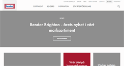 Desktop Screenshot of benders.se