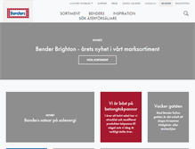 Tablet Screenshot of benders.se