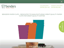 Tablet Screenshot of benders.co.uk